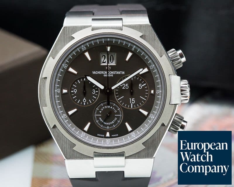 Image of Vacheron Constantin Overseas Chronograph SS Gray Dial / Rubber 