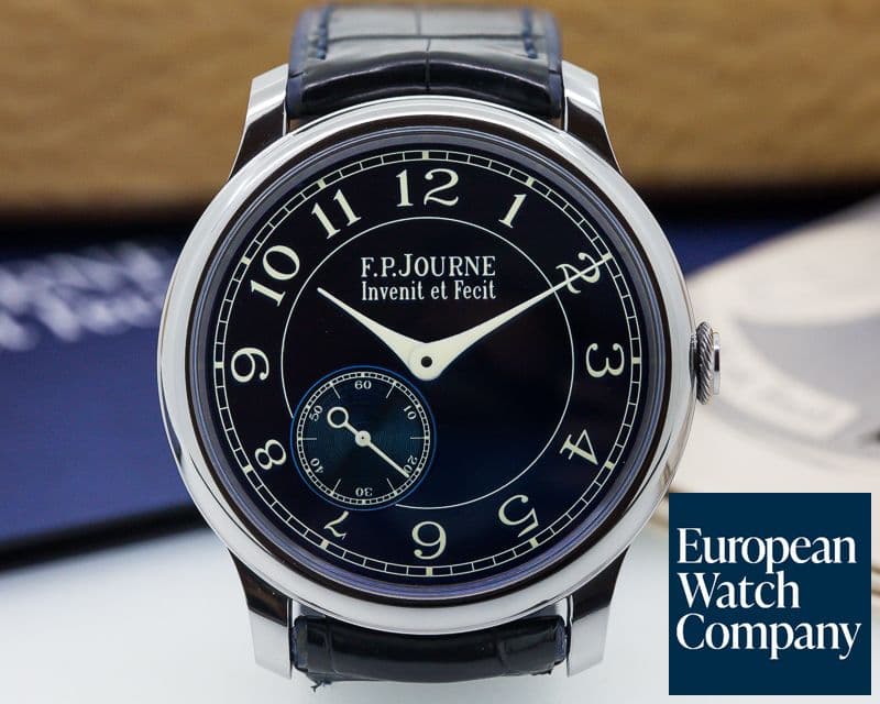 Image of F. P. Journe Chronometre Bleu Tantalum Blue Dial 