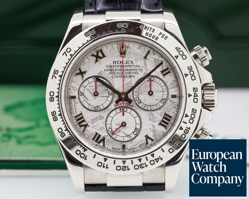 Image of Rolex Daytona 18K White Gold / Meteorite Dial
