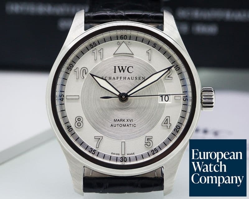 Image of IWC Mark XVI Spitfire SS Silver Dial
