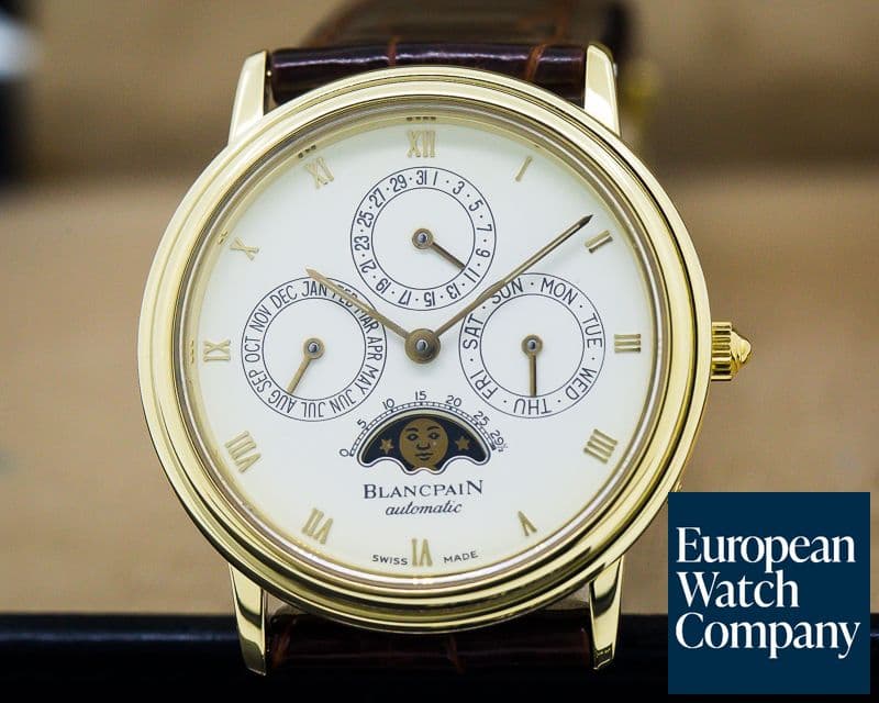 Image of Blancpain Perpetual Calendar 18K Yellow Gold