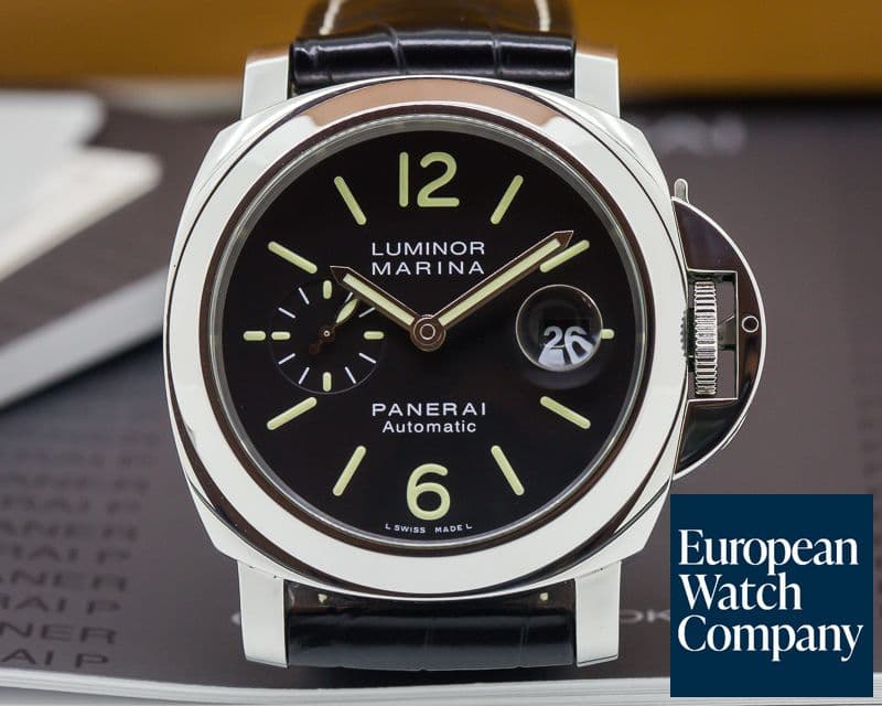 Image of Panerai Luminor Automatic SS Black Dial 
