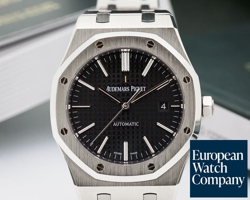 Image of Audemars Piguet Royal Oak Black Dial SS / SS 
