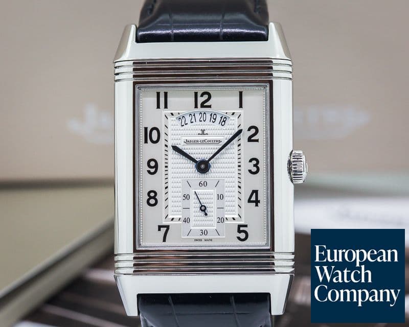 Image of Jaeger LeCoultre Grande Reverso 986 DuoDate Silver Dial SS 