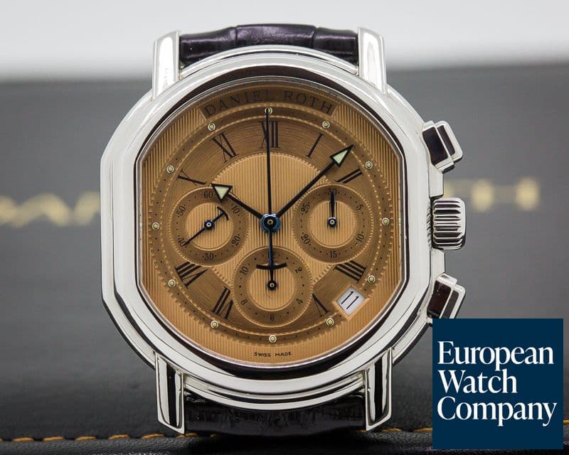 Image of Daniel Roth Masters Chronograph Automatic Salmon Dial SS