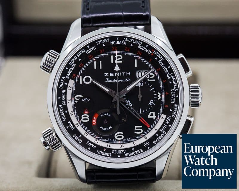 Image of Zenith Pilot Doublematic Big Date SS