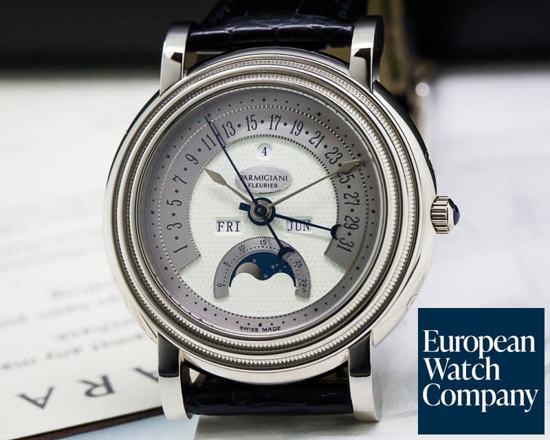 Image of Parmigiani Toric Perpetual Retrograde 18K White Gold