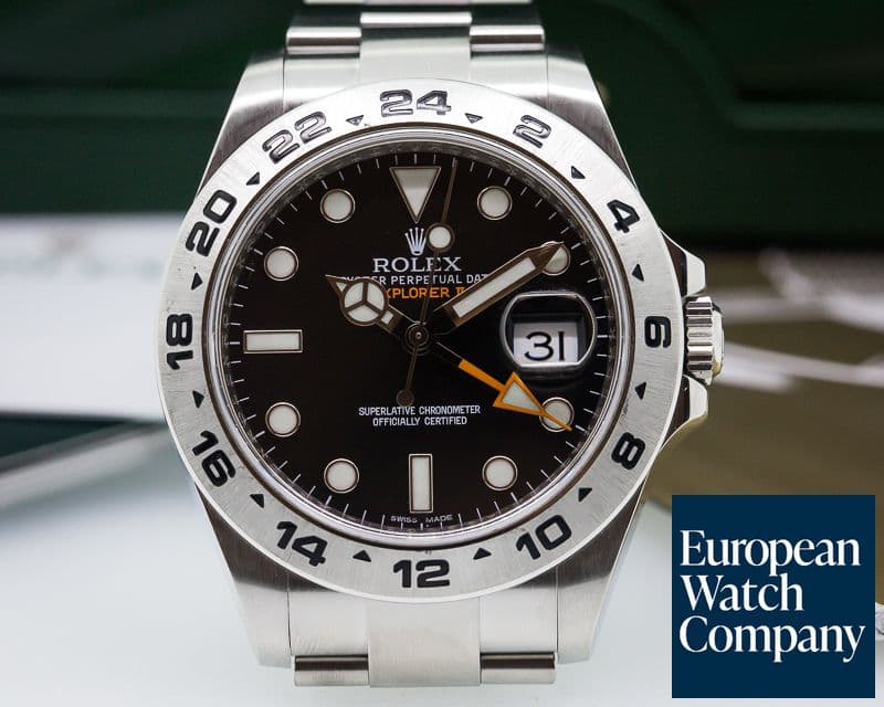 Image of Rolex Explorer II Black Dial SS / SS