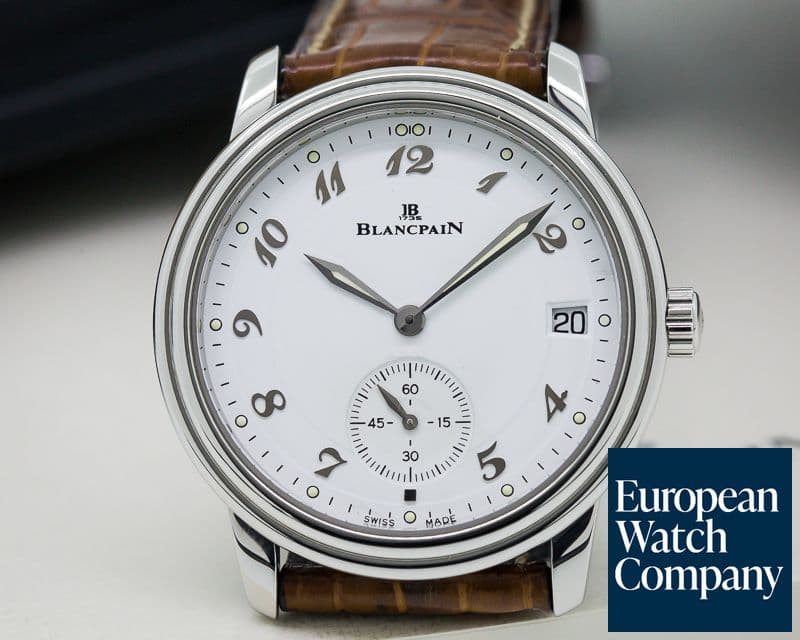 Image of Blancpain Ultra Thin Automatic 100HR White Arabic Dial