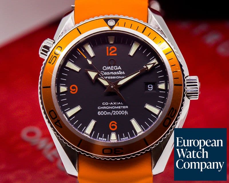 Image of Omega Seamaster Planet Ocean Orange Bezel