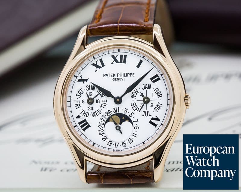 Image of Patek Philippe Perpetual Calendar Rose Gold / Roman Numerals 