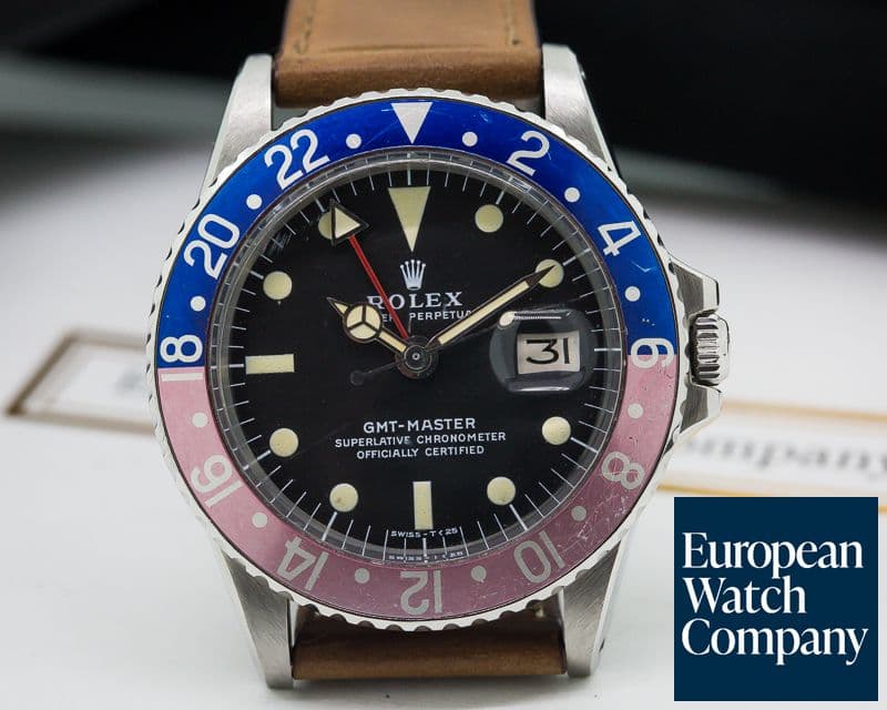 Image of Rolex Vintage GMT Master Blue / Red "Pepsi Bezel" SS