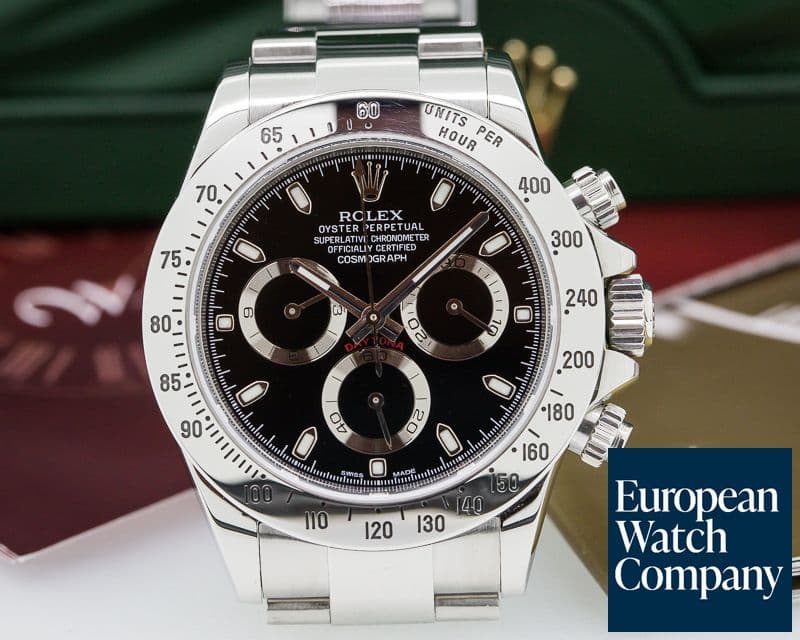 Image of Rolex Daytona SS Black Dial