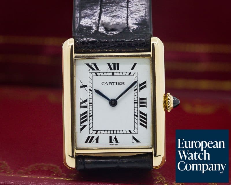 Image of Cartier Tank Louis Manual Wind 18K Yellow Gold