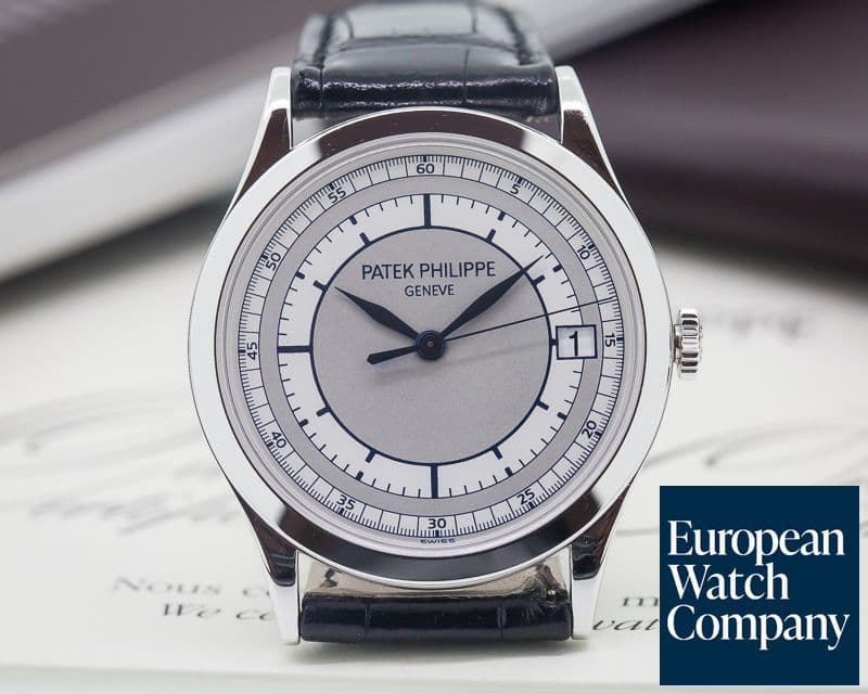 Image of Patek Philippe Calatrava 18K White Gold Sector Dial 