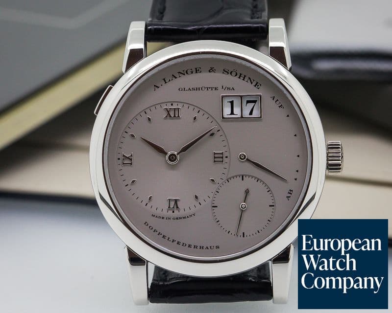 Image of A. Lange and Sohne Lange 1 Platinum "STEALTH" Silver Dial