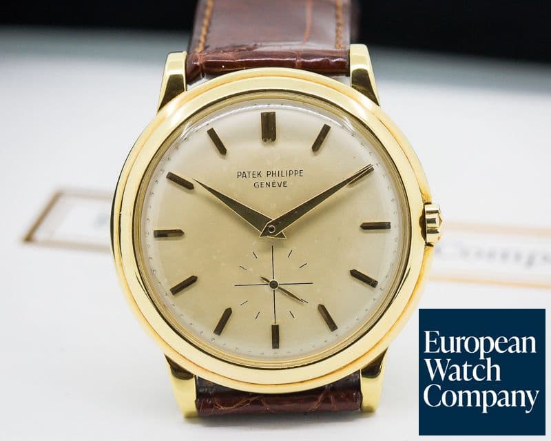 Image of Patek Philippe Calatrava 2552 Automatic 'DISCO VOLANTE' 18K Yellow Gold