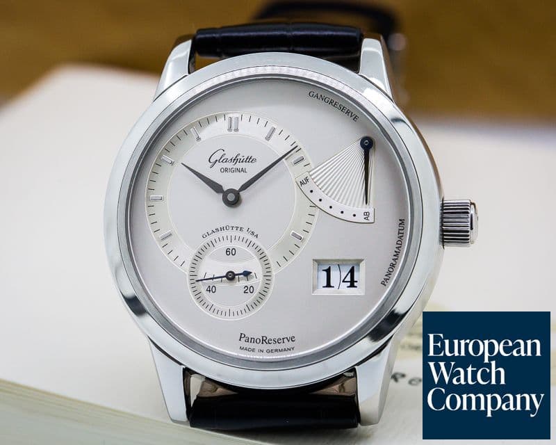 Image of Glashutte Original PanoReserve SS Manual Wind Silver Dial 39MM