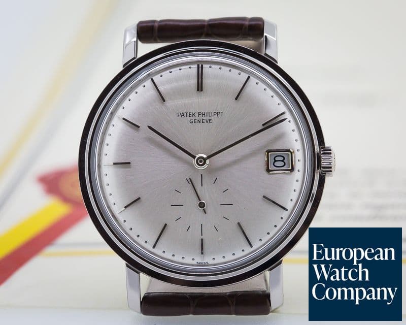 Image of Patek Philippe Vintage Calatrava Automatic 18K White Gold / Silver Dial