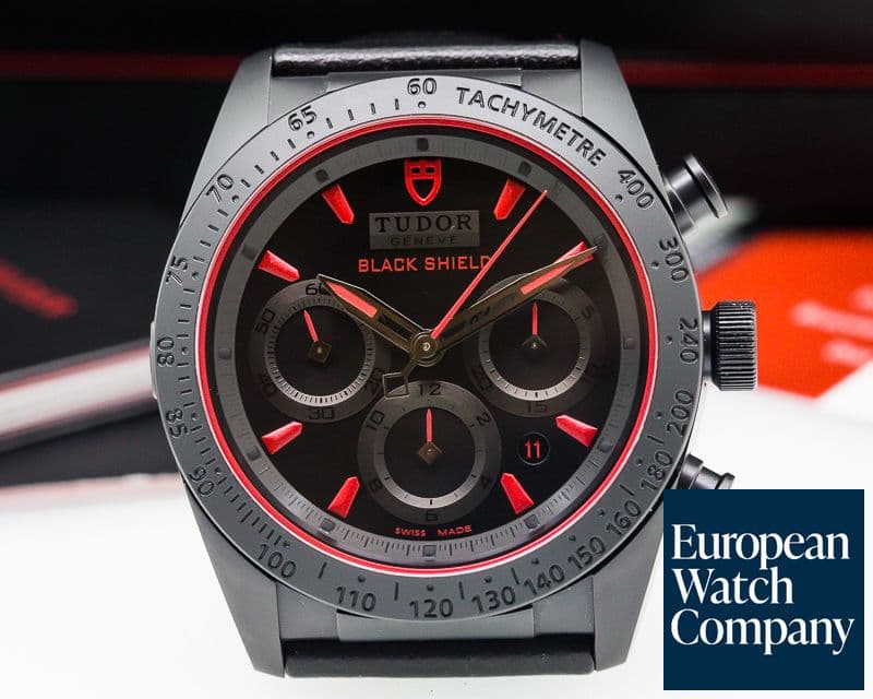 Image of Tudor Fastrider "Black Shield" Chronograph Ceramic 