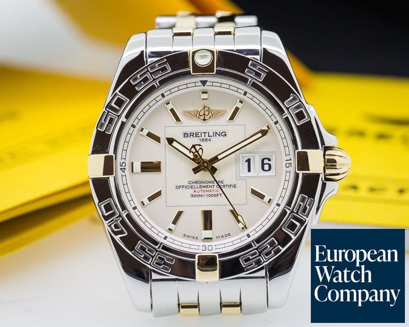 Image of Breitling Galactic 41 Cream Dial SS / 18K
