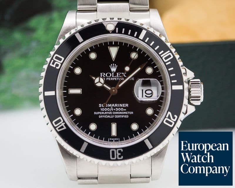 Image of Rolex Submariner SS Black Dial 