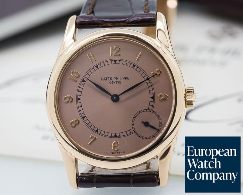 Image of Patek Philippe Calatrava Automatic 18K Rose Gold / Pink Dial