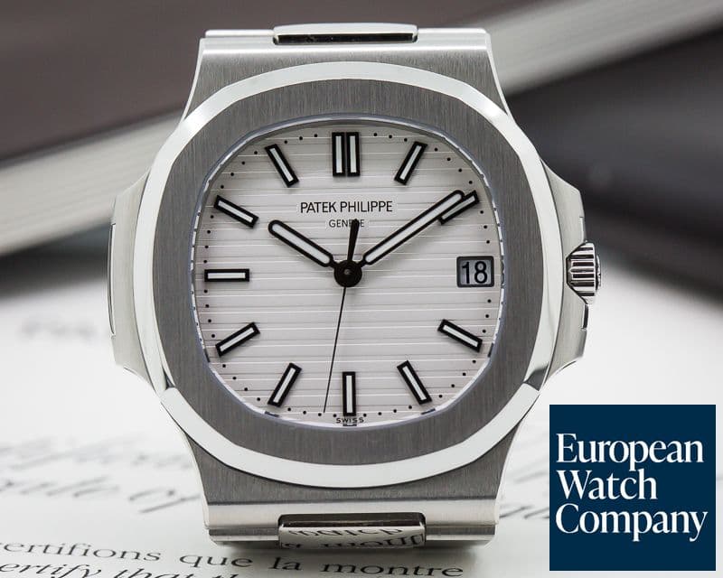 Image of Patek Philippe Jumbo Nautilus White Dial SS / SS 