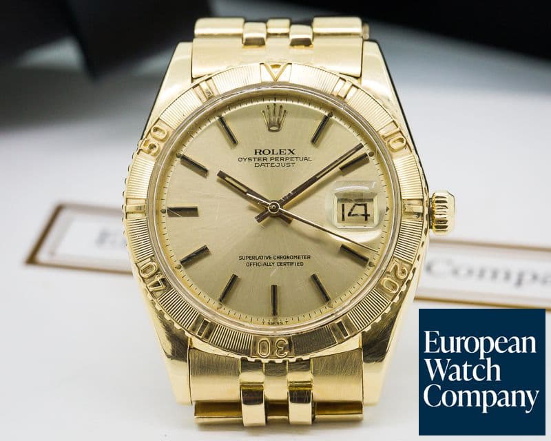 Image of Rolex Datejust Turn O Graph 18K Yellow Gold
