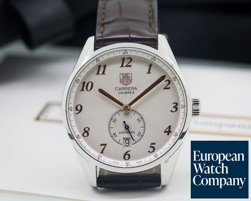 Image of TAG Heuer Carrera Heritage Silver Dial Automatic SS