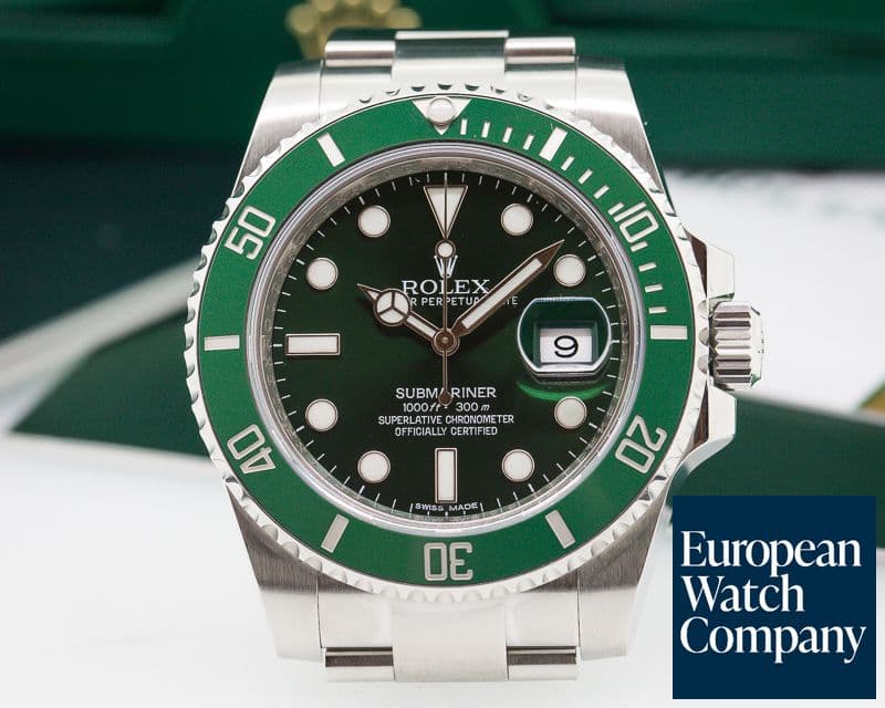 Image of Rolex Submariner Green Ceramic Bezel Green Dial 
