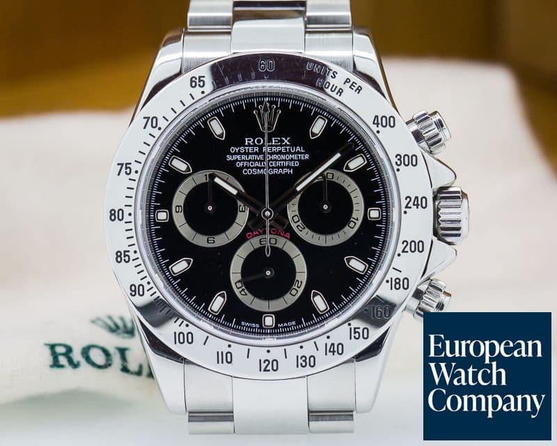 Image of Rolex Daytona SS Black Dial