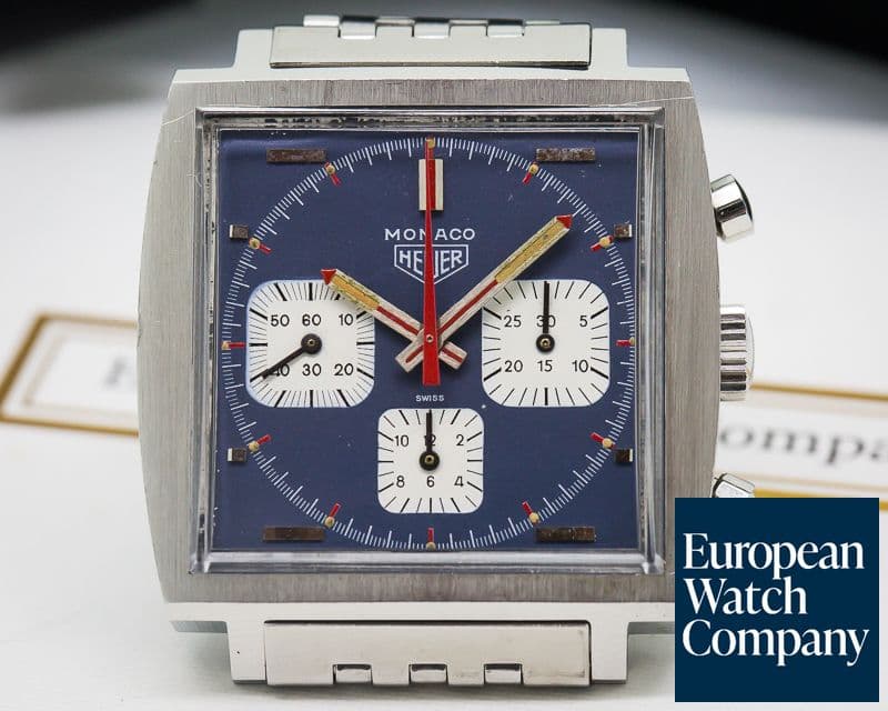 Image of Heuer Vintage Monaco Blue Dial SS / SS