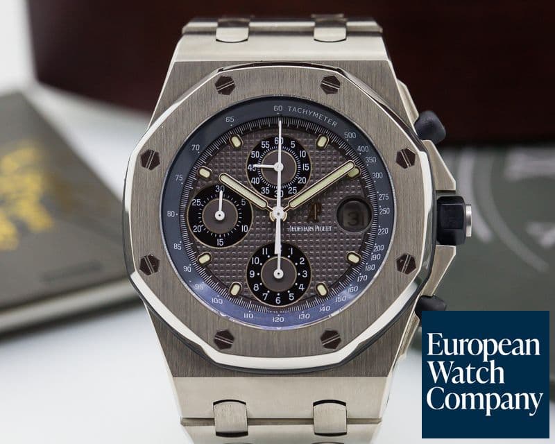 Image of Audemars Piguet Offshore Chronograph Blue Dial Titanium