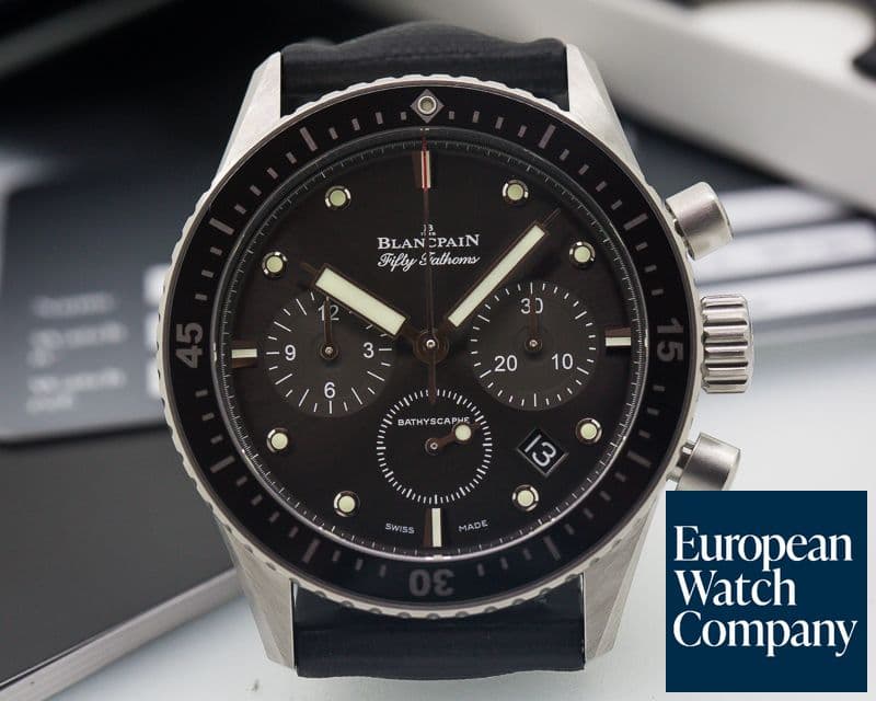 Image of Blancpain Fifty Fathoms Bathyscaphe Flyback Chronograph SS