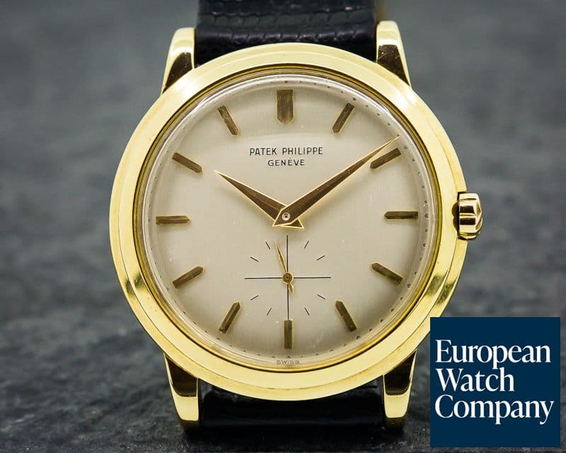 Image of Patek Philippe Calatrava 2552 Automatic 'DISCO VOLANTE' 18K Yellow Gold