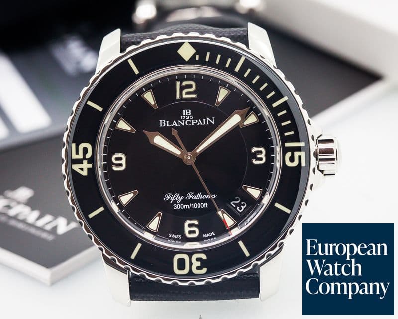 Image of Blancpain Fifty Fathoms Automatic SS / Canvas