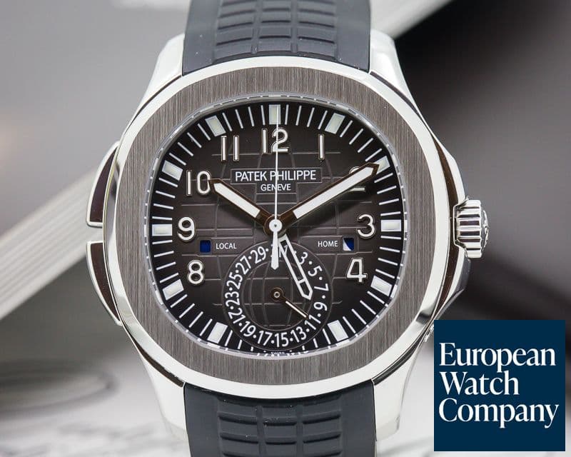 Image of Patek Philippe Aquanaut Travel Time SS / Rubber 