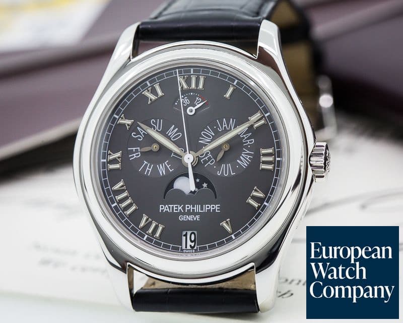 Image of Patek Philippe Annual Calendar Power Reserve Grey Dial Platinum 