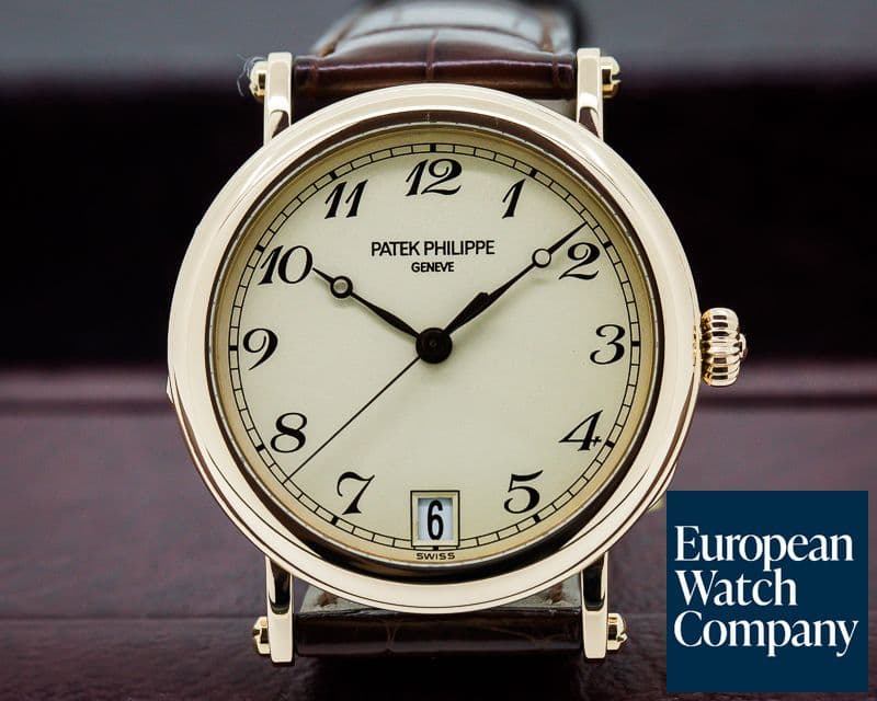 Image of Patek Philippe Calatrava Officers Case 18K Rose Gold