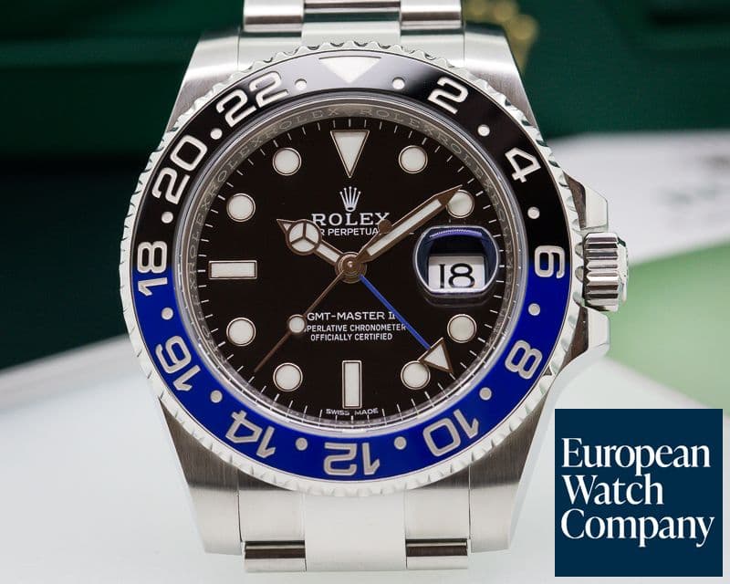 Image of Rolex GMT Master II Ceramic Black & Blue SS 