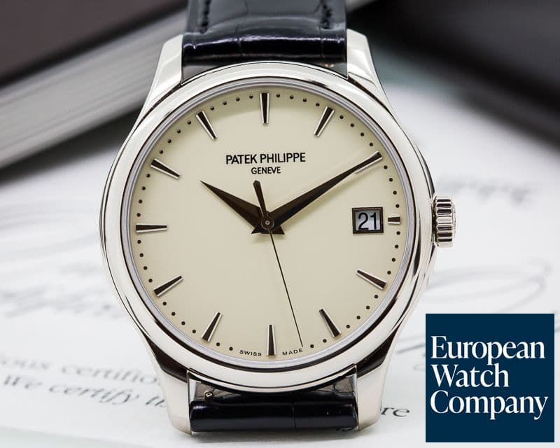 Image of Patek Philippe Calatrava Automatic Ivory Dial 18K White Gold 