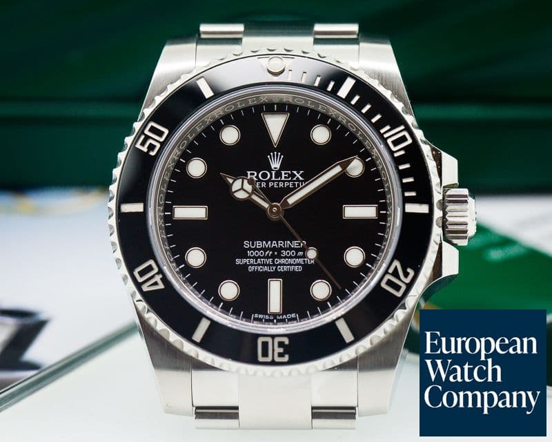 Image of Rolex Submariner No Date Ceramic Bezel SS