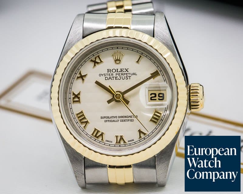 Image of Rolex Lady Datejust White Jubilee Dial Oyster 18K / SS 