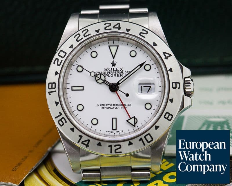 Image of Rolex Explorer II White Dial 