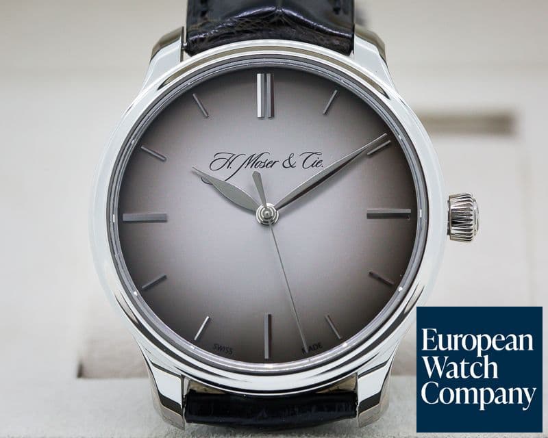 Image of H. Moser & Cie Monard Centre Seconds Palladium Fume Dial