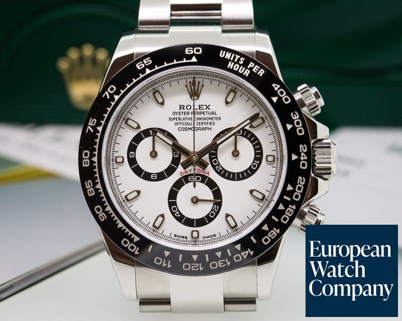 Image of Rolex Daytona Ceramic Bezel SS / White Dial UNWORN