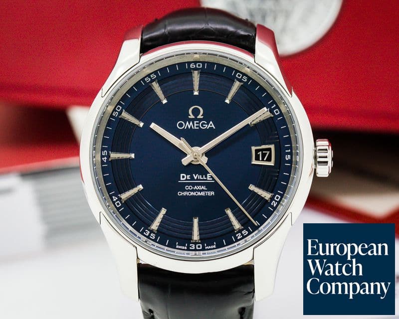 Image of Omega De Ville Co-Axial Hour Vision Blue Dial SS 