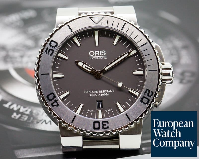 Image of Oris Aquis Date Gray Dial SS / SS 
