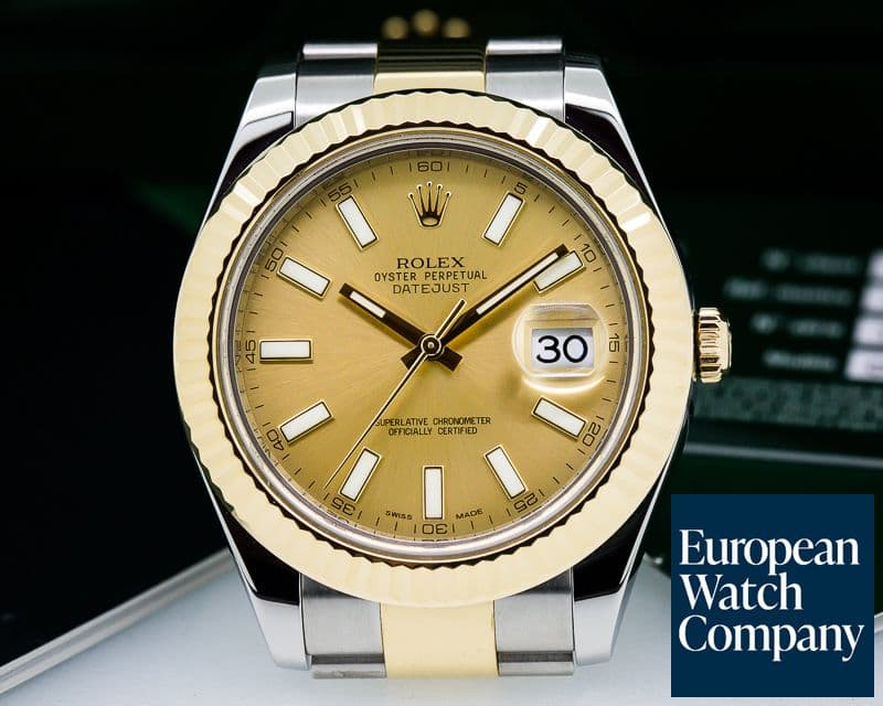 Image of Rolex Datejust II Champagne Dial 18K / SS 